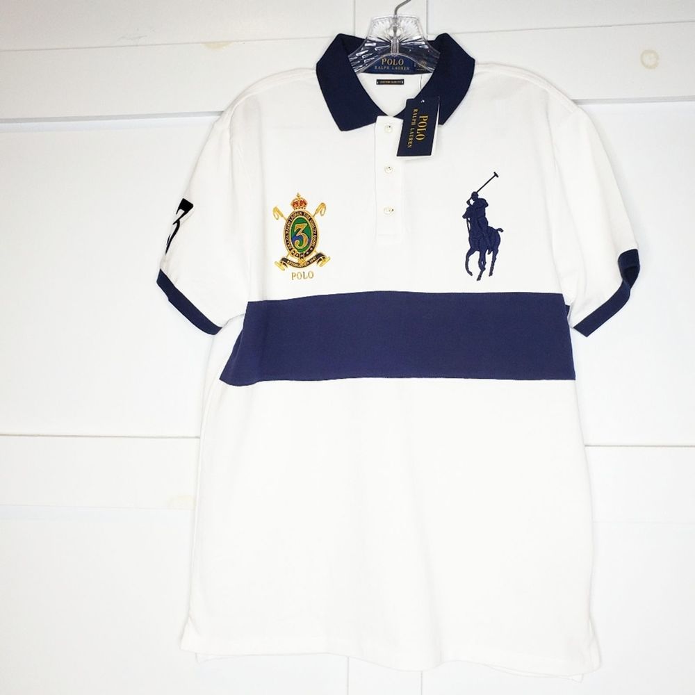New Polo Ralph Lauren White Rugby Shirt Big Pony - Picture 5 of 5